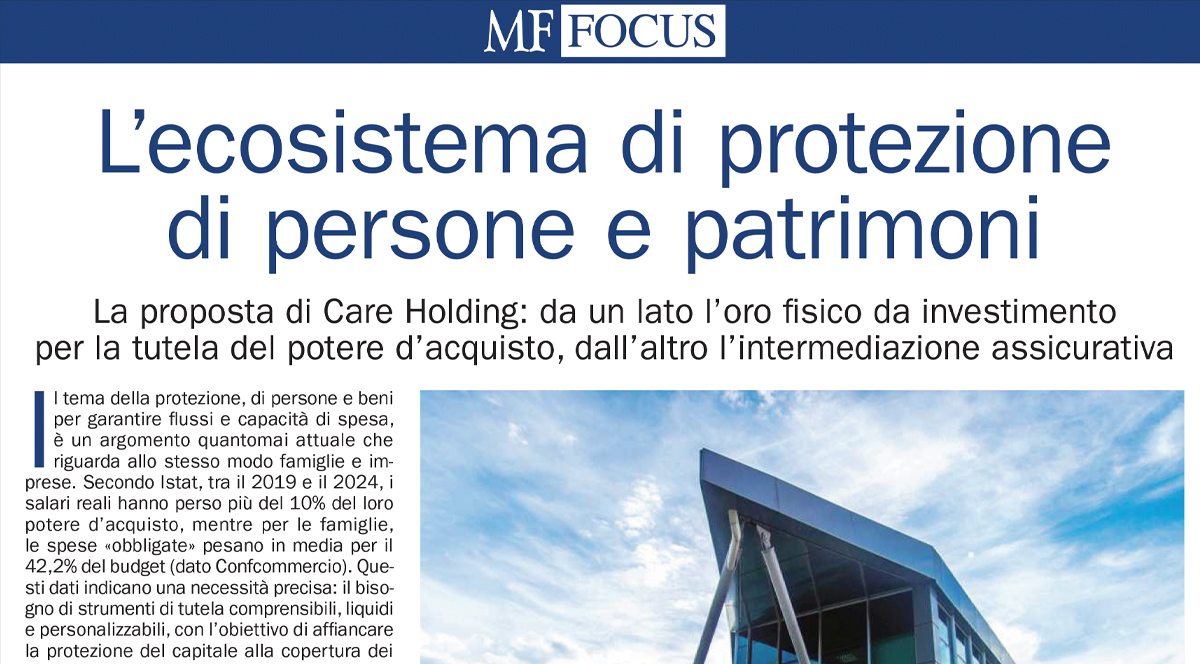 L'ecosistema di protezione di persone e patrimoni