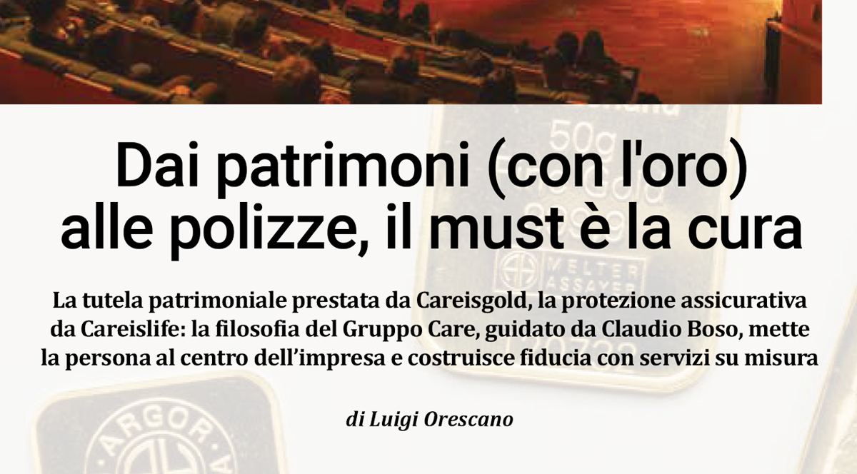 Dai patrimoni (con l'oro), il must è la cura
